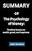 SUMMARY OF The Psychology o...