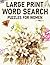 Jumbo Word Search Puzzles For Women: 2100+ Positive Word Find Book For Seniors And Adult With Lovely Flowers Cover. Perfect Gift For Word Search Lovers