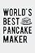 Pancake Lover Lined Noteboo...