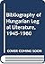 Bibliography of Hungarian L...