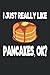 Pancake Lover Lined Notebook: Pancakes Fan Journal 120 Pages 6" x 9" for Pancake Maker