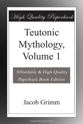 Teutonic Mythology, Volume 1