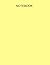 Notebook: Light yellow Comp...