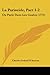 La Pariseide, Part 1-2: Ou ...