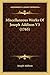 Miscellaneous Works Of Joseph Addison V3 (1765)