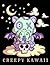 Creepy Kawaii Coloring Book by Published House