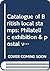 Catalogue of British local ...