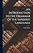 An Introduction to the Grammar of the Sanskrit Language
