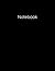 Notebook: Black Cover - 8.5...