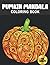 Pumpkin Mandala Coloring Bo...