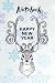 Composition Notebook: Christmas Deer | Wide Ruled Lined Paperback Journal or Workbook With Cute Pattern | (6"x 9") | 100 pages