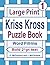 Large Print Kriss Kross Puz...