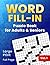 Word Fill In Puzzle Book by Kiddiyo SmartBooks