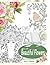 Flower coloring book for ad...