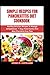 SIMPLE RECIPES FOR PANCREATITIS DIET COOKBOOK by IRENE M. COPELAND
