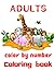 Adults Color By Number Colo...