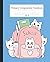Primary Handwriting Practice Composition Notebook: Cute cat Cover Design | 7.5"X 9.25" in | Draw and Write Journal with Picture Space for Drawing and Primary Ruled Lines for Creative Writing