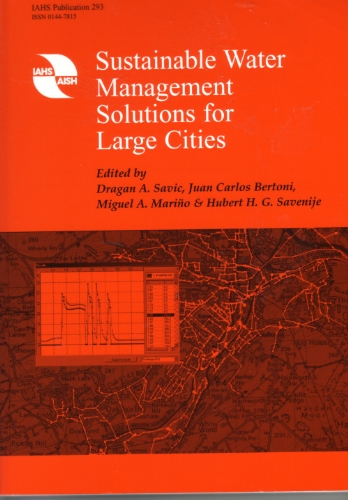Sustainable Water Management Solutions for Large Cities (IAHS Proceedings & Reports)