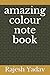 amazing colour note book