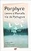 Lettre à Marcella précédé de Vie de Pythagore