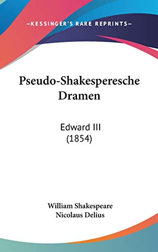 Pseudo-shakesperesche Dramen: Edward III
