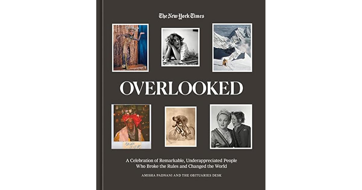 Book giveaway for Overlooked: A Celebration of Remarkable ...