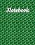 Green Notebook with Apple O...