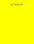 Notebook: Yellow Compositio...