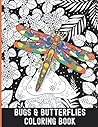 Bugs and Butterflies Coloring Book: 50 Unique Fun Kawaii Style Illustrations | Black Pages | Perfect for Adults and Kids | Insect Lovers & Entomologists | Featuring Toadstool Houses and Flowers Bugs and Butterflies Coloring Book: 50 Unique Fun Kawaii Style Illustrations | Black Pages | Perfect for Adults and Kids | Insect Lovers & Entomologists | Featuring Toadstool Houses and Flowers