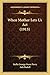 When Mother Lets Us Act (1913)