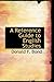 A Reference Guide to English Studies