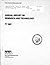 Annual Report on Research a...