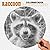 Raccoon Spiroglyphics Color...