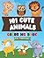 101 cute animal coloring bo...