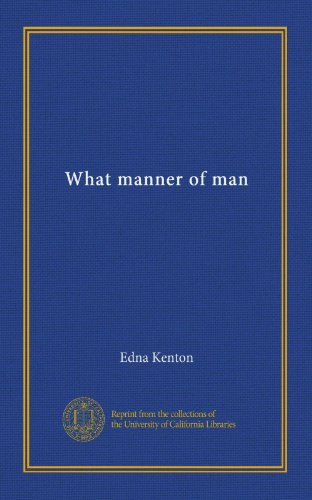 What manner of man (Paperback)