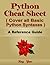 Python Cheat Sheet, Cover a...