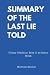 Summary of The Last Lie Told by Matthew Sinclair