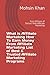 What is Affiliate Marketing...