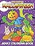 Large print Halloween adult coloring book by Debby Jones