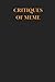 Critiques Of Meme: JOURNAL ...