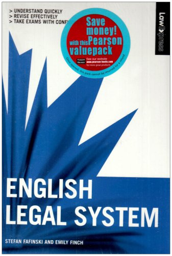English Legal System: AND Law Express, English Legal System (Paperback)