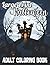 Large print halloween adult coloring book by David L