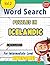 WORD SEARCH PUZZLES IN ICEL...