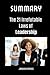 SUMMARY Of The 21 Irrefutable Laws of Leadership by Jonathan Briggs