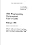 SNS Programming Environment User's Guide: February 1, 1992
