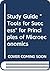 Study Guide "Tools for Succ...