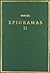 Epigramas. Vol. II. Libros 8-14