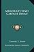 Memoir Of Henry Gardner Denny