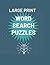 Word Search Puzzle Large Print by Harold Cook