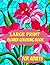 Large Print Flower Coloring...